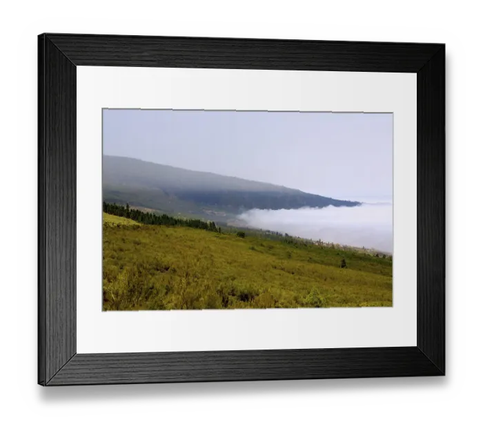 Framed Print : Orotava valley with sea of clouds in Tenerife mountains at Canary Islands