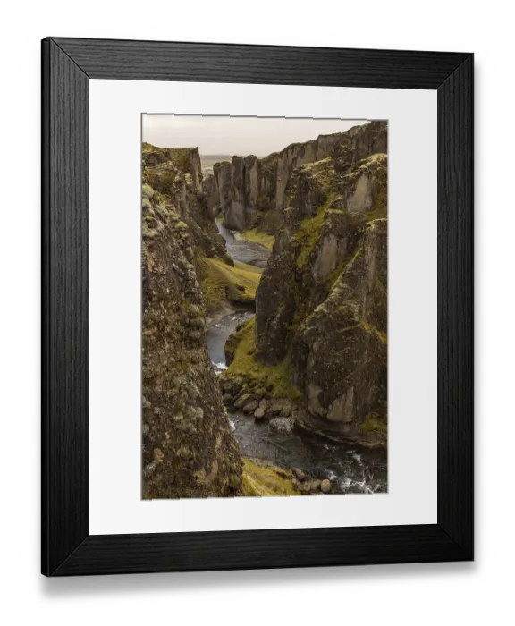 Framed Print : Fjaorargljufur, Katla volcanic area Framed Print : Fjaorargljufur, Katla volcanic area