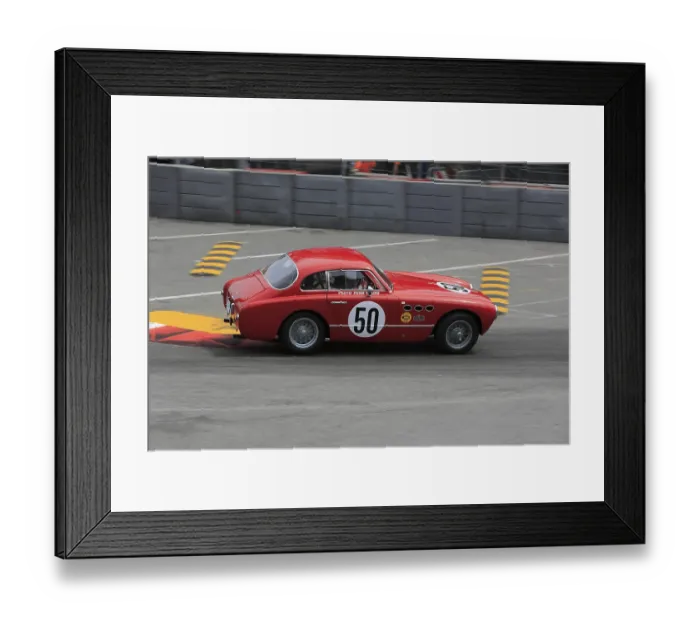 Framed Print : Ferrari 225S, driver David Franklin Framed Print : Ferrari 225S, driver David Franklin