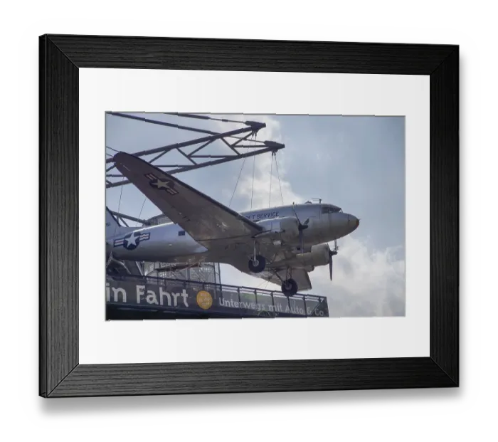 Framed Print : Candy bomber on the german Technicmuseum in Berlin Framed Print : Candy bomber on the german Technicmuseum in Berlin