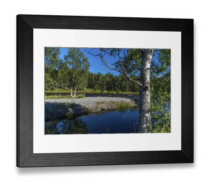 Framed Print : Fascinating natural landscape in Golsfjellet in the summertime in Norway Framed Print : Fascinating natural landscape in Golsfjellet in the summertime in Norway