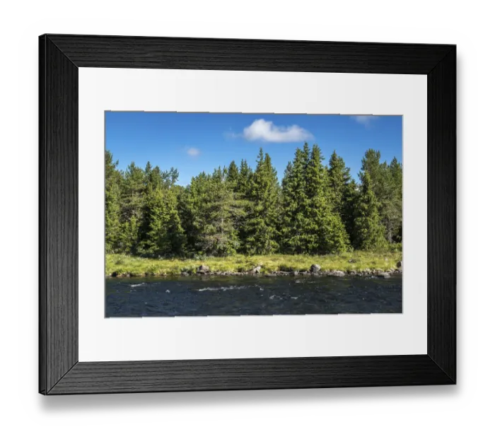 Framed Print : Fascinating natural landscape in Golsfjellet in the summertime in Norway