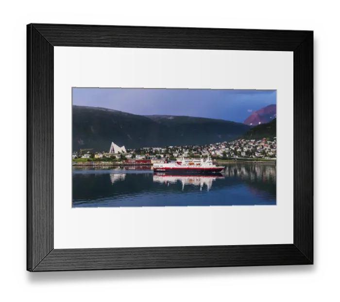 Framed Print : TROMSO, FINLAND - JULY 26