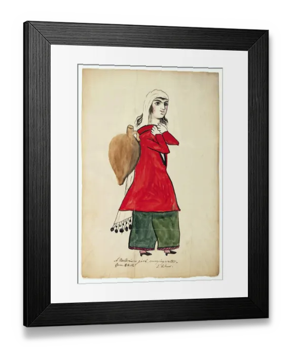 Framed Print : Justin Perkins (1805-1869) was born on a farm in Massachusetts