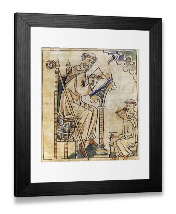Framed Print : Bernard of Clairvaux, O.Cist (1090 - August 20)
