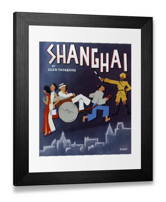 Framed Print : Book cover by the Austrian artist Friedrich Schiff Framed Print : Book cover by the Austrian artist Friedrich Schiff