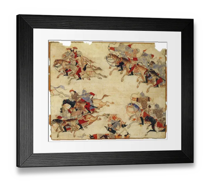Framed Print : The JAmiʿ al-tawArIkh