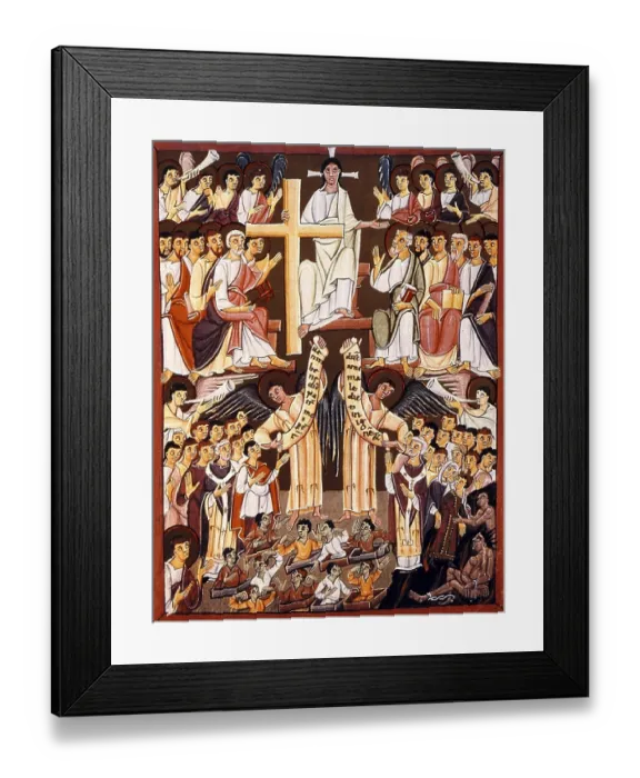 Framed Print : The Bamberg Apocalypse, 1000-1020