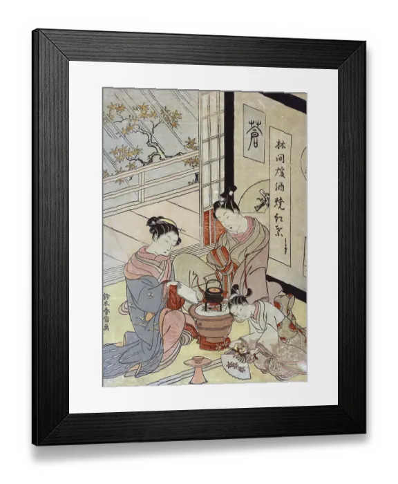Framed Print : Suzuki Harunobu (鈴木 春信4) Framed Print : Suzuki Harunobu (鈴木 春信4)