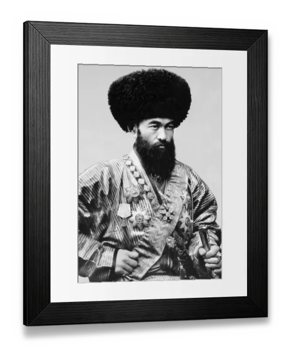 Framed Print : Islam Khoja was the chief adviser and prime minister of Khan Muhammad Rahim