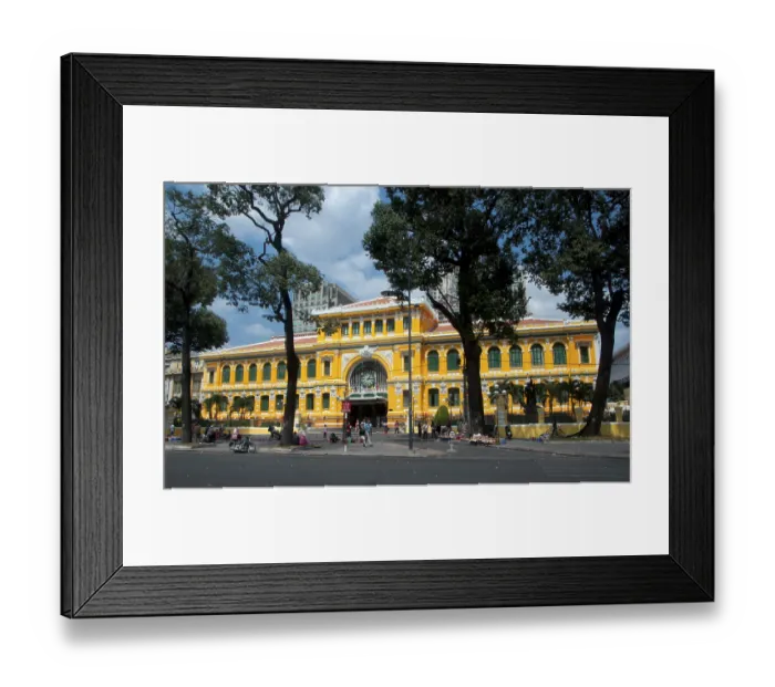 Framed Print : Saigon's General Post Office