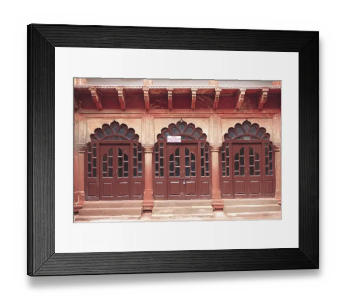Framed Print : Agra fort built in 16th century by Mughal emperor