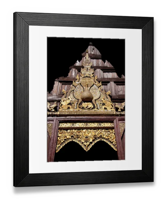 Framed Print : Wat Phan Tao, established in 1391