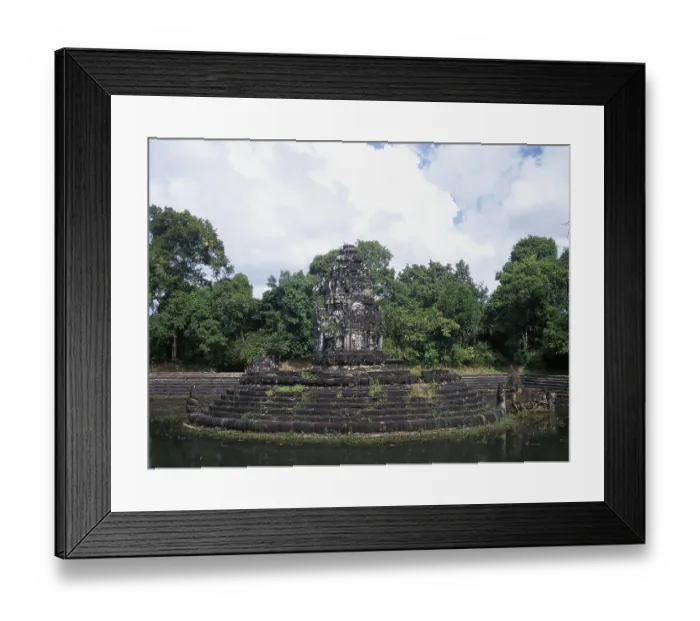 Framed Print : Neak Pean ('The entwined serpents')