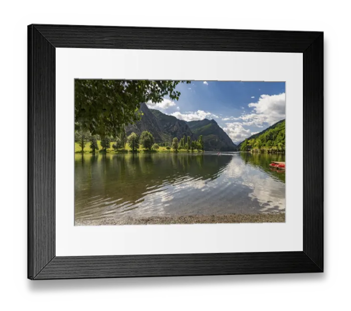 Framed Print : The Panta de la Torrassa reservoir