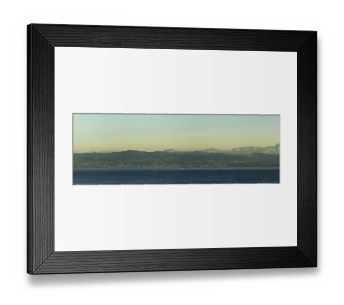 Framed Print : Panorama, Lake Constance Alpine view Framed Print : Panorama, Lake Constance Alpine view