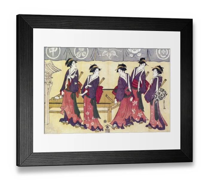 Framed Print : Kitagawa Utamaro (ca. 1753 - October 31)