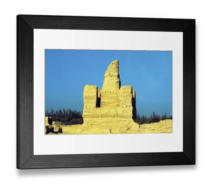 Framed Print : Yarkhoto (Jiaohe Ruins) is found in the Yarnaz Valley Framed Print : Yarkhoto (Jiaohe Ruins) is found in the Yarnaz Valley