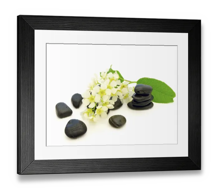Framed Print : Relax Theme with Zen Stones and Herb over White Background Daugavpils Framed Print : Relax Theme with Zen Stones and Herb over White Background Daugavpils
