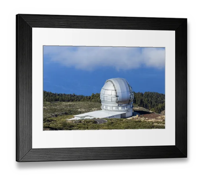 Framed Print : La Palma, Observatory on the Roque de los Muchachos Framed Print : La Palma, Observatory on the Roque de los Muchachos