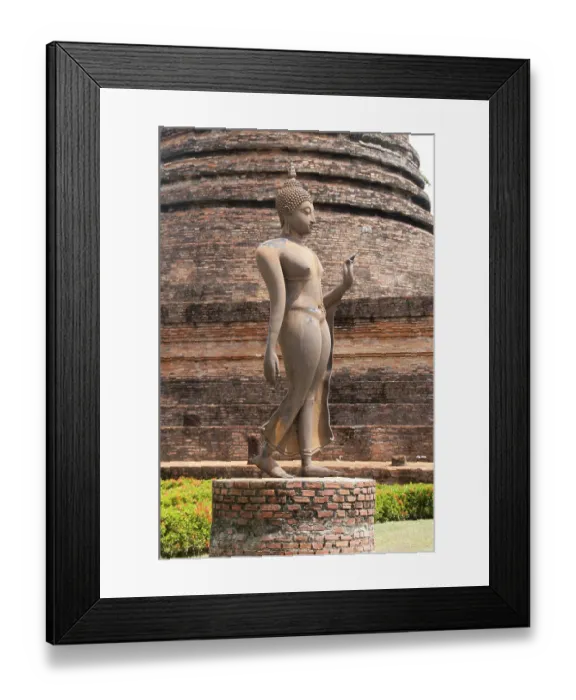 Framed Print : Sukhothai, which literally means Dawn of Happiness
