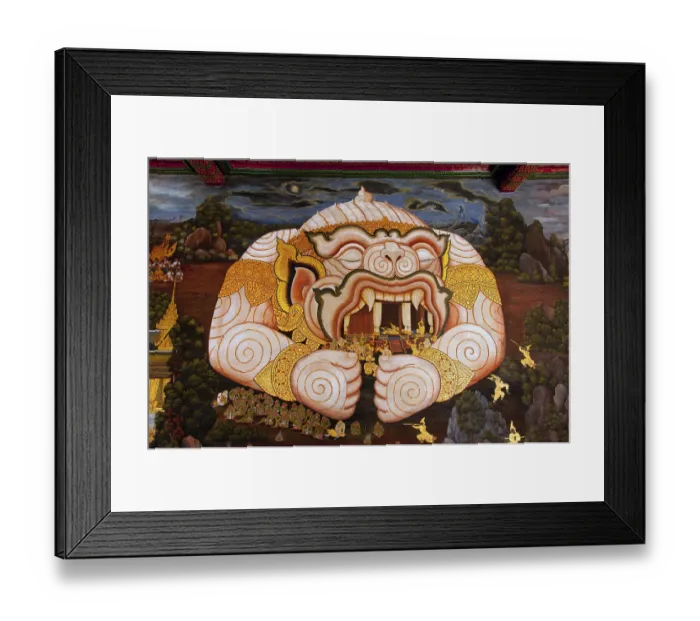 Framed Print : The Ramayana is a story as old as time and - at least in the Indian subcontinent