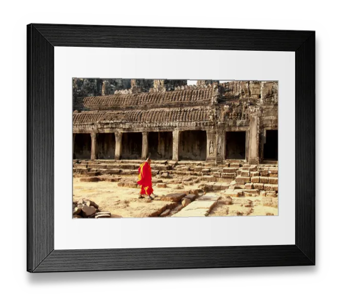Framed Print : The Bayon was originally the official state temple of the Mahayana Buddhist King Jayavarman VII Framed Print : The Bayon was originally the official state temple of the Mahayana Buddhist King Jayavarman VII