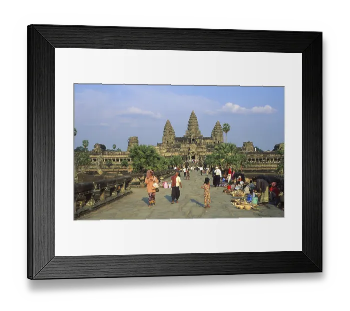 Framed Print : Angkor Wat was built for King Suryavarman II (ruled 1113-50)