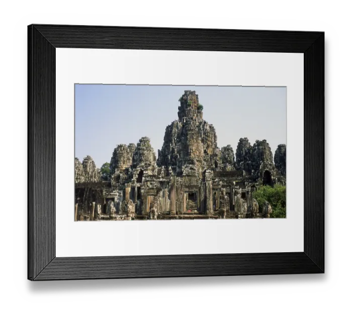 Framed Print : The Bayon was originally the official state temple of the Mahayana Buddhist King Jayavarman VII Framed Print : The Bayon was originally the official state temple of the Mahayana Buddhist King Jayavarman VII