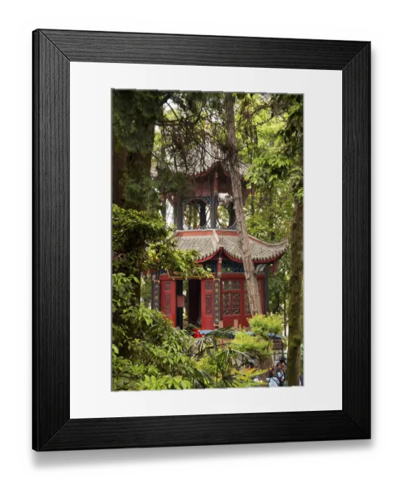Framed Print : Wannian Si (Long Life Temple) dates originally from the 4th century CE