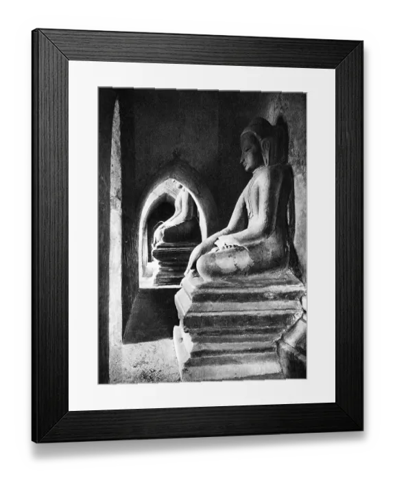 Framed Print : The ruins of Bagan (also spelled Pagan) cover an area of 16 square miles (41 km2)