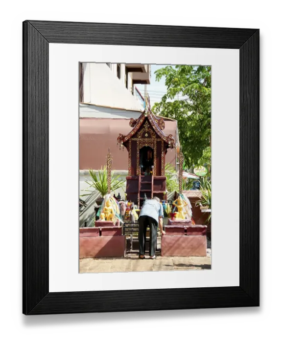 Framed Print : Wat Phan Tao, established in 1391