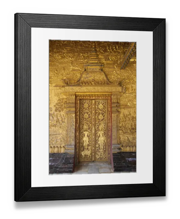 Framed Print : Wat Mai Suwannaphumaham dates from the early 19th century