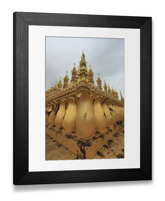 Framed Print : Pha That Luang temple in Laos Framed Print : Pha That Luang temple in Laos