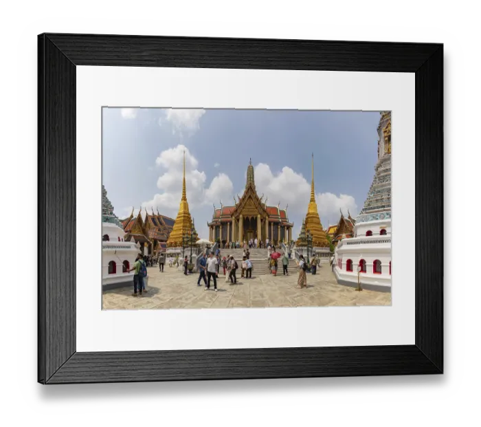 Framed Print : A picture of the Temple of the Emerald Buddha at the Grand Palace