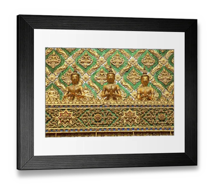 Framed Print : Temple decoration in grand palace of bangkok thailand Framed Print : Temple decoration in grand palace of bangkok thailand