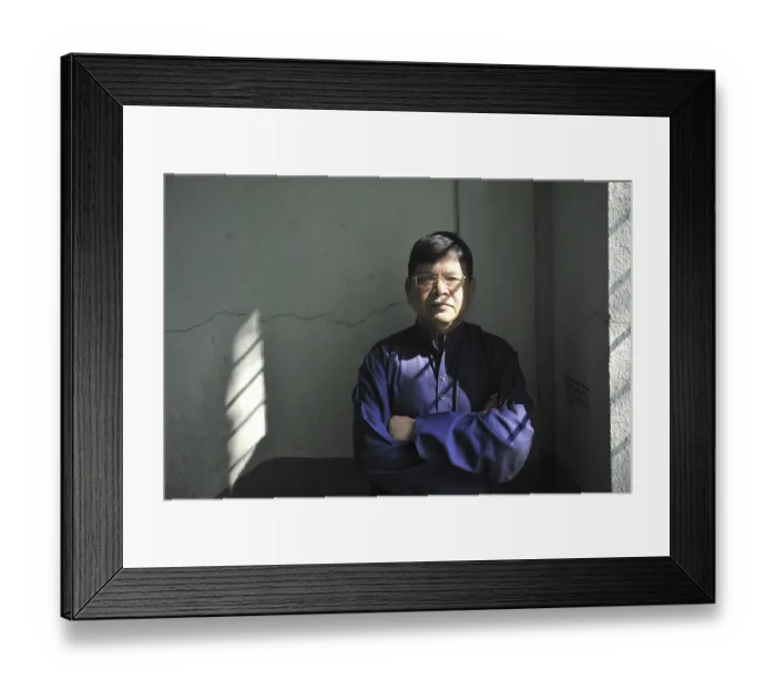 Framed Print : Indian buddhist writer and activist raja dhale