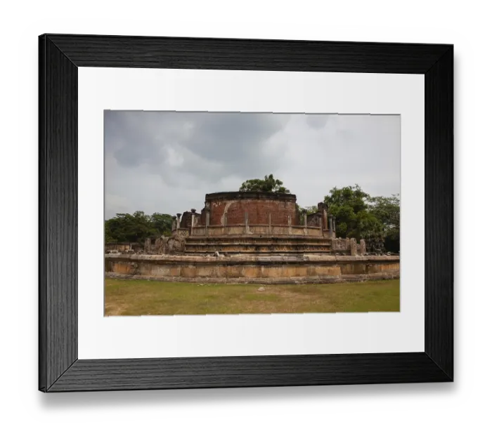 Framed Print : Polonnaruwa - the ruins of an ancient temple Framed Print : Polonnaruwa - the ruins of an ancient temple