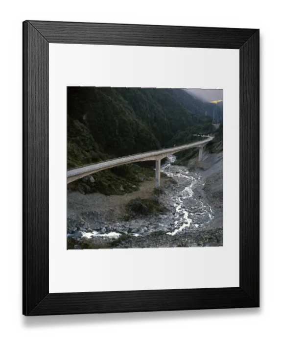 Framed Print : Otira Viaduct at Arthur's Pass