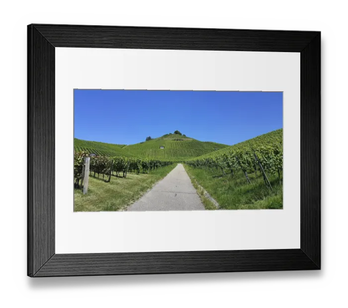 Framed Print : The Scheuerberg with its striking summit cross offers an outstanding view of Neckarsulm and the surrounding area Framed Print : The Scheuerberg with its striking summit cross offers an outstanding view of Neckarsulm and the surrounding area