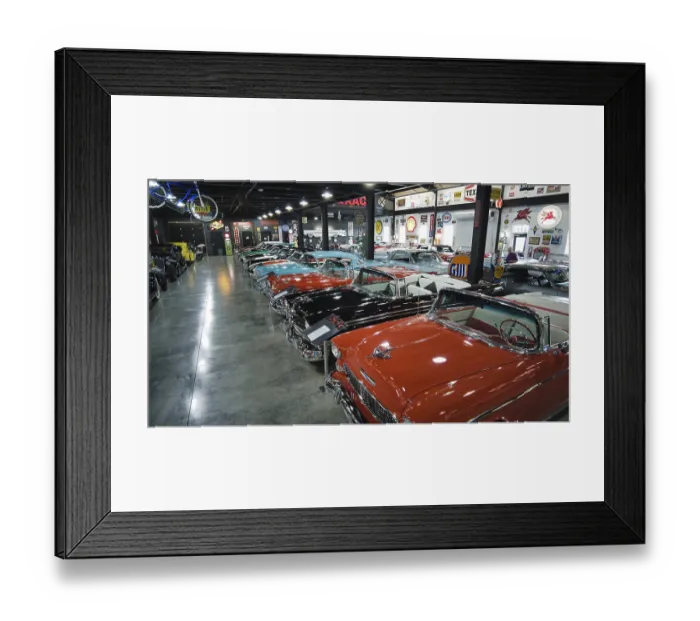 Framed Print : Intercourse, Pennsylvania, July 2021 - An Antique American Car Collection