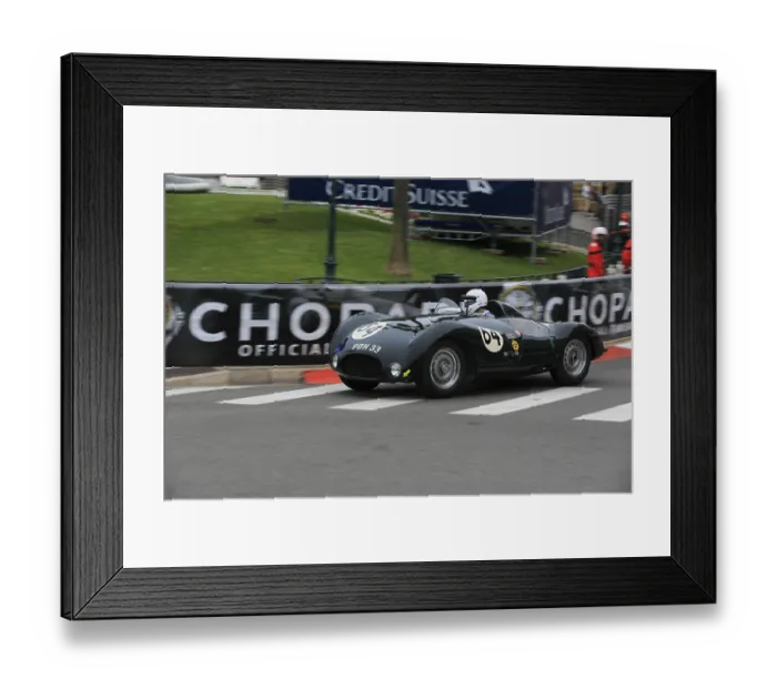 Framed Print : Cooper Jaguar T33, driver Vanessa Finburgh Framed Print : Cooper Jaguar T33, driver Vanessa Finburgh