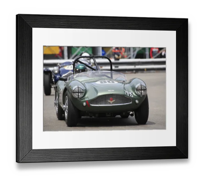 Framed Print : Aston Martin DB3S, driver Wolfgang Friedrichs Framed Print : Aston Martin DB3S, driver Wolfgang Friedrichs