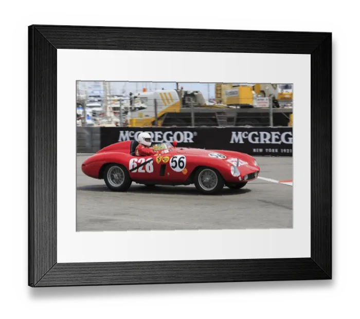 Framed Print : Ferrari 500 Mondial, driver Michael Roder Framed Print : Ferrari 500 Mondial, driver Michael Roder