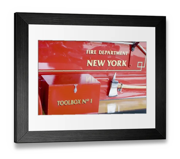Framed Print : Fire brigade department New York Framed Print : Fire brigade department New York