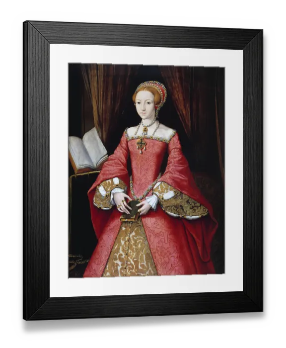 Framed Print : Elizabeth I (7 September 1533 - 24 March 1603)