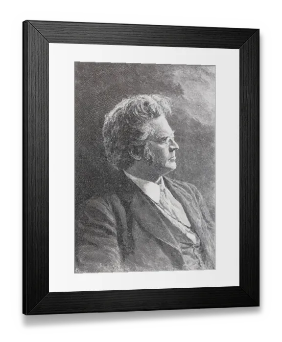 Framed Print : Bjoernstjerne Martinius Bjoernson (8 December 1832 - 26 April 1910) was a Norwegian poet Framed Print : Bjoernstjerne Martinius Bjoernson (8 December 1832 - 26 April 1910) was a Norwegian poet