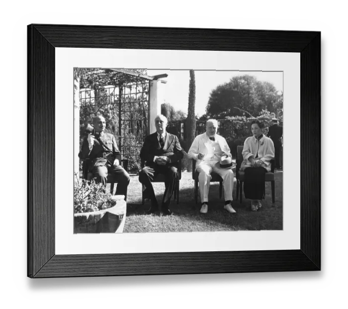 Framed Print : The Cairo Conference of November 22-26