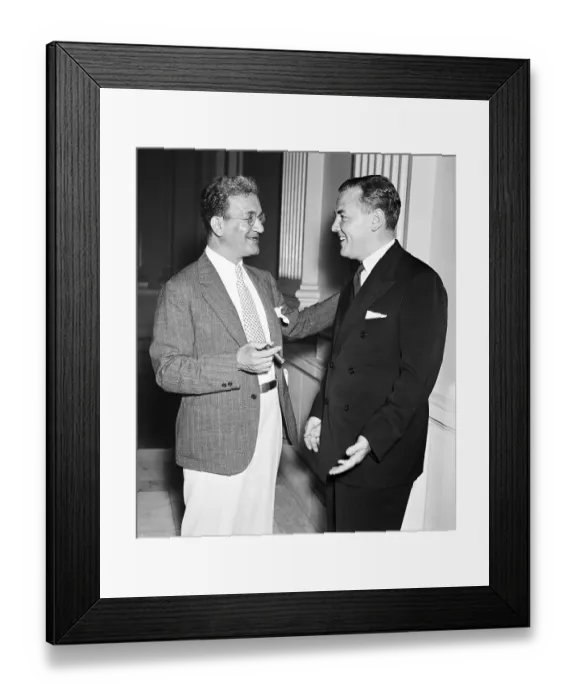 Framed Print : Thomas Gardiner Corcoran (1900-1981) was one of several advisors in President Franklin D Framed Print : Thomas Gardiner Corcoran (1900-1981) was one of several advisors in President Franklin D
