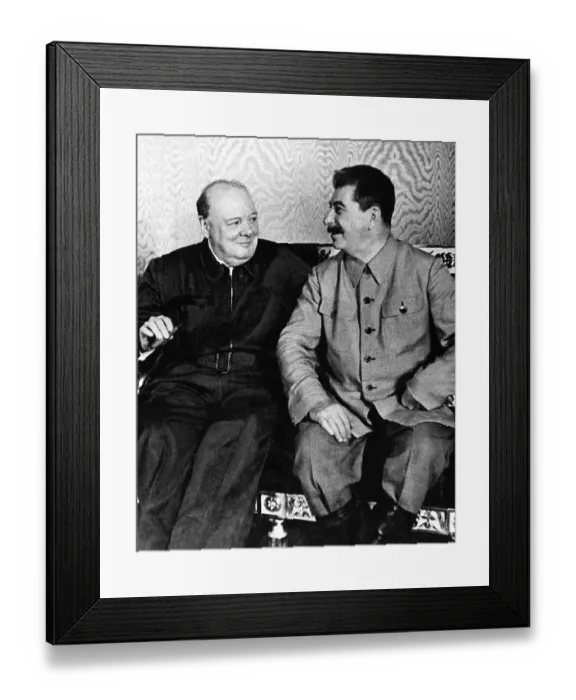 Framed Print : Sir Winston Leonard Spencer-Churchill